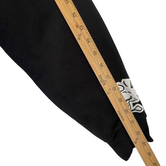 Peanut Hoodie Women’s S Black Graphic Print All Over Pullover Kidcore Casual - Picture 6 of 7